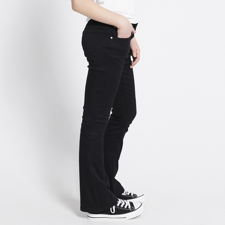 Mid waist flare jeans "Skippy Flare"  Black